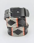 Détail boucle en laiton, ceinture cuir Lujan