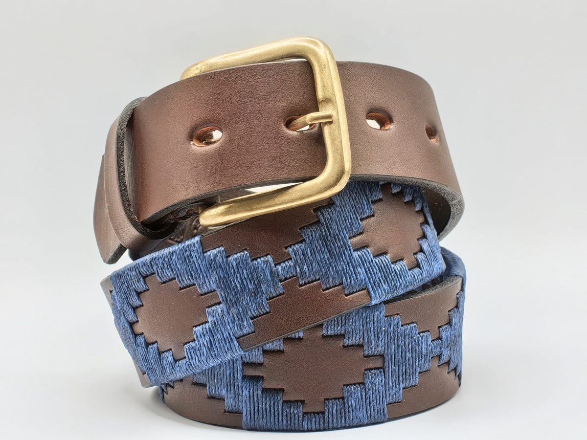 Détail boucle en laiton, ceinture cuir Unquillo